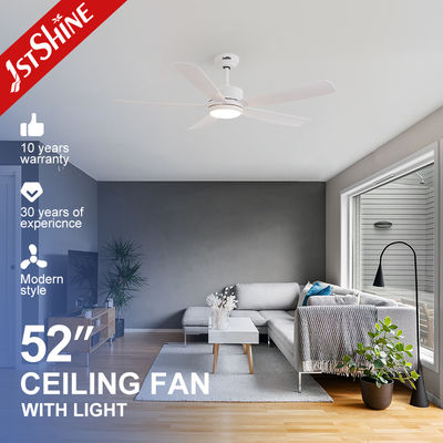 kopen Modern White Ceiling Fan With Light For Living Room ABS blade online vervaardiging
