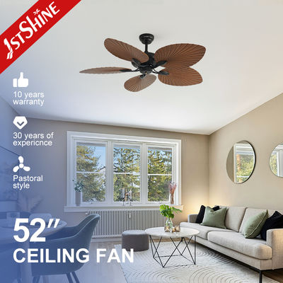 kopen 52 inches Tropical Ceiling Fan ndash Tropical Aesthetic Meets Functional Airflow ndash 5 ABS Blades DC Motor Remote Control online vervaardiging