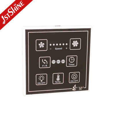 Goede prijs 110V 120V 220V 240V gelijkstroommotor 6 snelheden plafond ventilator wandbesturing voor wit OEM door 1stshine online