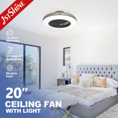 Smart App Control LED Onzichtbare Plafondventilator Voor Slaapkamer 20 Inch 27W