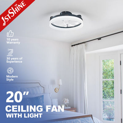 Bevestig blaadloze LED plafondventilator met dimmable led licht wit modern voor studeerkamer
