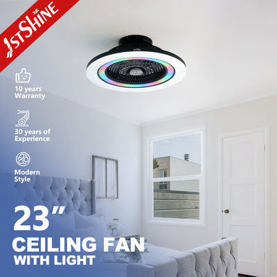 Goede prijs 23 inch bladloze plafondventilator met RGB-licht en gelijkstroommotor voor moderne slaapkamers online
