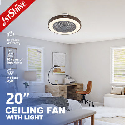 20 Inches Grey Color Flush Design LED Plafondventilator met LED-licht en natuurlijk windtype