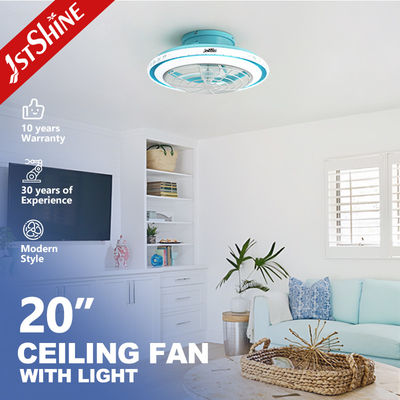 110-220V Home High Airflow Blauwe plafondventilator met OEM 1stshine LED en bladmateriaal