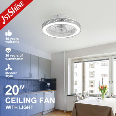 Smart Remote Controlled Flush Mount LED Plafondventilator met DC-motor en ABS-bladen