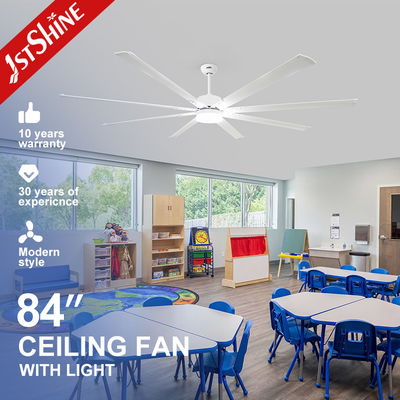 84 inch aluminium metalen blaad plafond ventilator borstelloze omvormer motor