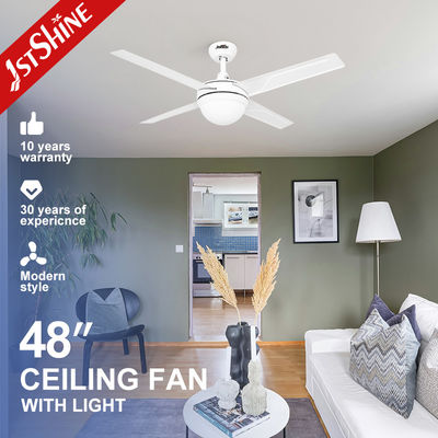 230V 50HZ OEM 4 Iron Blades Dimmable Remote LED Plafond ventilator licht