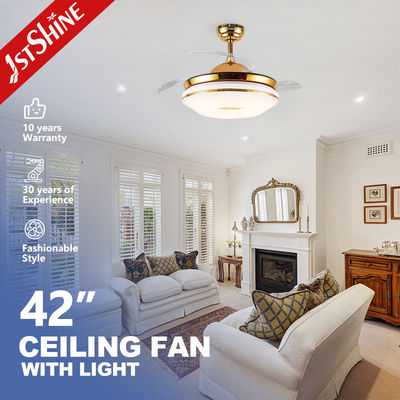 Goede prijs Verborgen lemmen 42 inch 60W LED plafondventilator voor minder lawaai en elegante huisversiering online