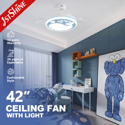 42 inch fantelier opvouwbaar plafond ventilator licht met DC motor en afstandsbediening