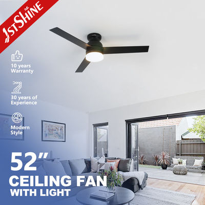 5 snelheid afstandsbediening Decoratieve plafondventilator, Mdf Blades Zwarte Plafondventilator