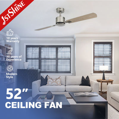 Meer dan vijf windsnelheid 52 inch MDF bladen plafond ventilator met afstandsbediening private vorm NO