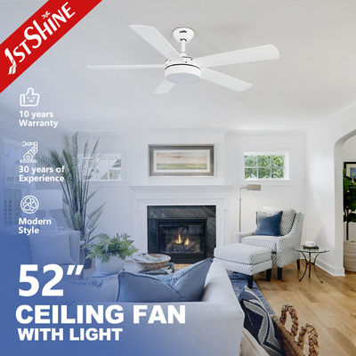 1stshine Decoratieve plafondventilator met Smart Home functie en LED-licht 5 MDF-bladen