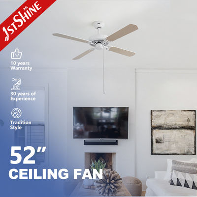 Interieur Decor 35W 52 inch Plafond ventilator met trekketen 4 Mdf Blades Ac motor