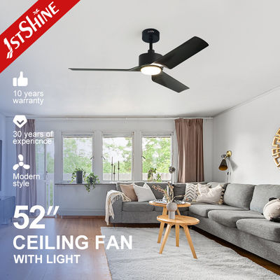 110-240v/50-60Hz LED-plafondventilator voor woonkamer met 3 plastic lemmen en DC-kopermotor