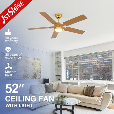 52 inch afstandsbediening App Led Plafond ventilator Grote luchtstroom Abs Blade 18w Licht
