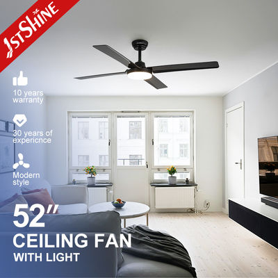 1stshine LED plafondventilator 5 snelheden 4 bladen Ondersteuning Dimmer LED-verlichting