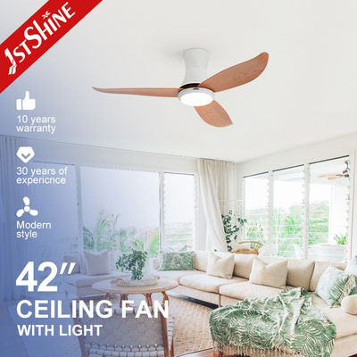 6 snelheid afstandsbediening Flush Mount LED plafondventilator met lichte stille DC-motor