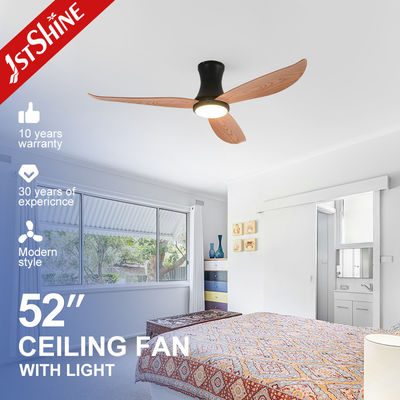 52 inch Plastic Decorative 3 ABS Blade Flush Mount Plafond ventilator licht voor laag plafond