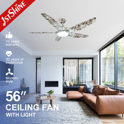 Hoge snelheid laag geluid Led Plastic Ceiling Fan DC Motor Camouflage Kleur