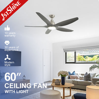 Energiebesparende dimmable LED plafondventilator Mulit kleuren/OEM 10 voor motor 5 Plastic bladen