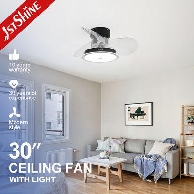 30 inch LED-verlichting Plafondventilator 3 ABS Clear Blades Soft Wind en APP Switch Style 2-
