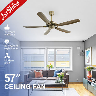 57 inch ABS bladen DC omkeerbare motor plafondventilator met afstandsbediening Klasse A energie-efficiëntie