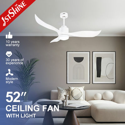 Modern ontwerp 220V Luxe Wit ABS Blades Afstandsbediening LED Plafondventilator Prestaties