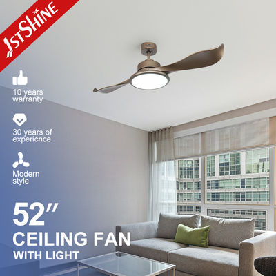 2- 1stshine 52-inch Gold Finish Plafondventilator met afstandsbediening en 2 ABS Blades DC LED