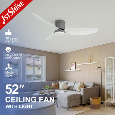 Low Profile decoratieve inbouw plafondventilator met LED-licht en afstandsbediening