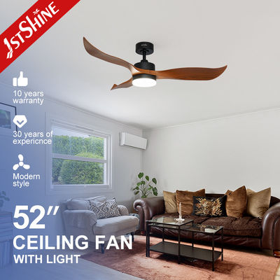 Home Decoratieve LED-verlichting 1stshine LED plafondventilator met 10 en 3 ABS-plastiekbladen
