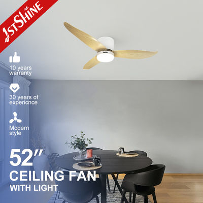 3 ABS bladen LED plafondventilator met laag profiel en afstandsbediening 1stshine 5 snelheden