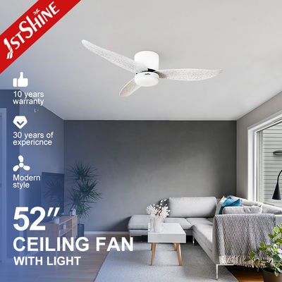 Laag plafond 52 inch LED plafondventilator met soepele werking en flush ontwerp