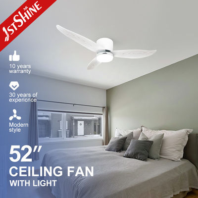 2022 Design 52 inch LED verlichting Plafond gemonteerde ventilator met metaallamp lichaam materiaal