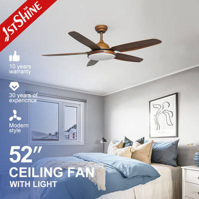 100% koper motor 52 inch 1320cm energiebesparende 5 blad LED plafondventilator voor hal