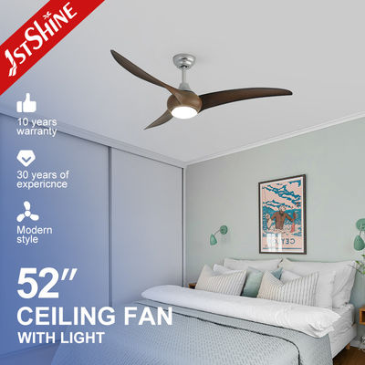 52 inch Sliver ABS bladen plafondventilator met LED-licht en afstandsbediening in fancy design