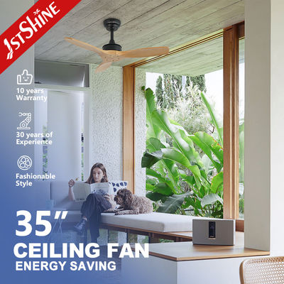 1stshine natuurlijke houten bladen plafond ventilator afstandsbediening en grote wind voor grote ruimtes