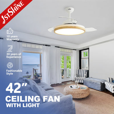 220v lage wattage Led plafondventilator energiebesparing Modern gevouwen lem