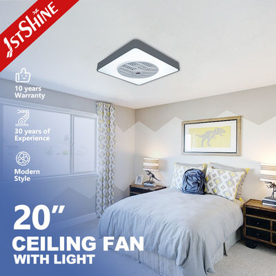 Goede prijs 20in DC stille motor slaapkamer plafond ventilator met LED-licht online