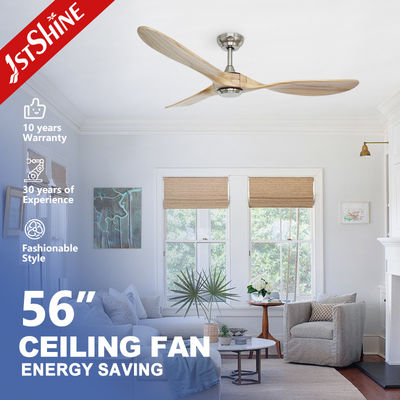 1stshine 56'' Houten plafondventilator met natuurlijke windenergie en hoge snelheid energiebesparing