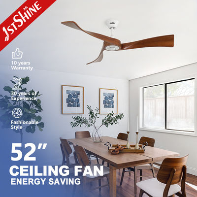 1stshine Plafond ventilator elektrisch 3 houten messen 5 snelheden natuurlijke wind moderne eenvoudige stijl