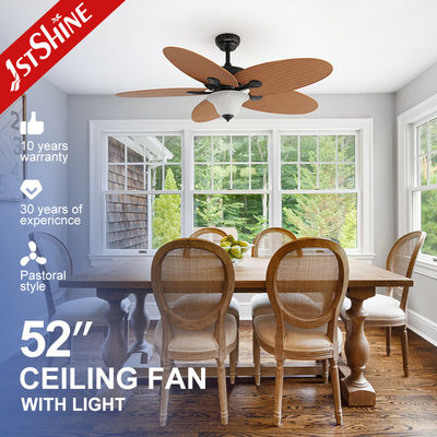 Afstandsbediening 1stshine Plafond ventilator licht met 5 ABS Fancy Design Blades en LED-verlichting