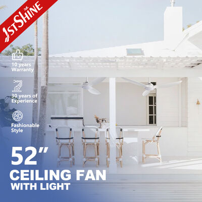 Goede prijs 52 inch moderne aanpasbare plafondventilator met licht en slimme bediening voor laag plafond online
