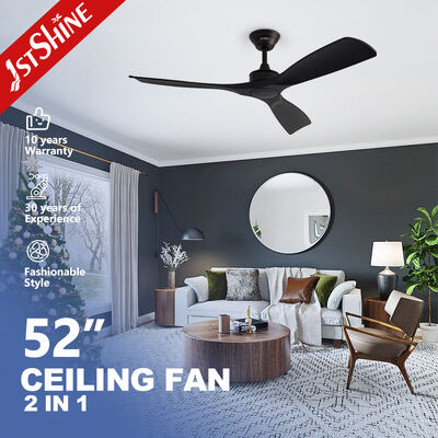 Goede prijs 52 inch ABS bladen DC motor 2IN1 plafondventilator met of zonder licht Online
